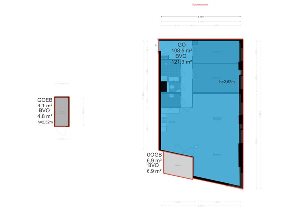 Floorplan - Borneostraat 4A, 1094 CJ Amsterdam